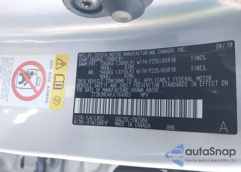 2018 Lexus Rx 350 from USA, damaged, VIN 2T2BZMCA8JC164903